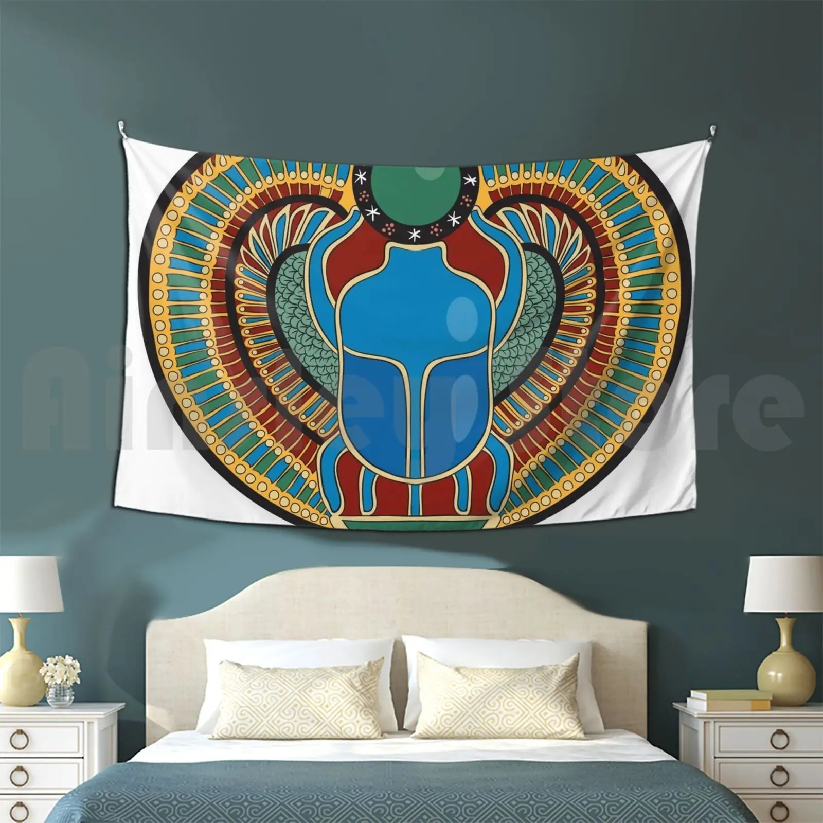 Scarab Beetle Symbol Customized Tapestry Egypt Egypt Flag Egyptian Designs Egyptian Egyptian For Sale