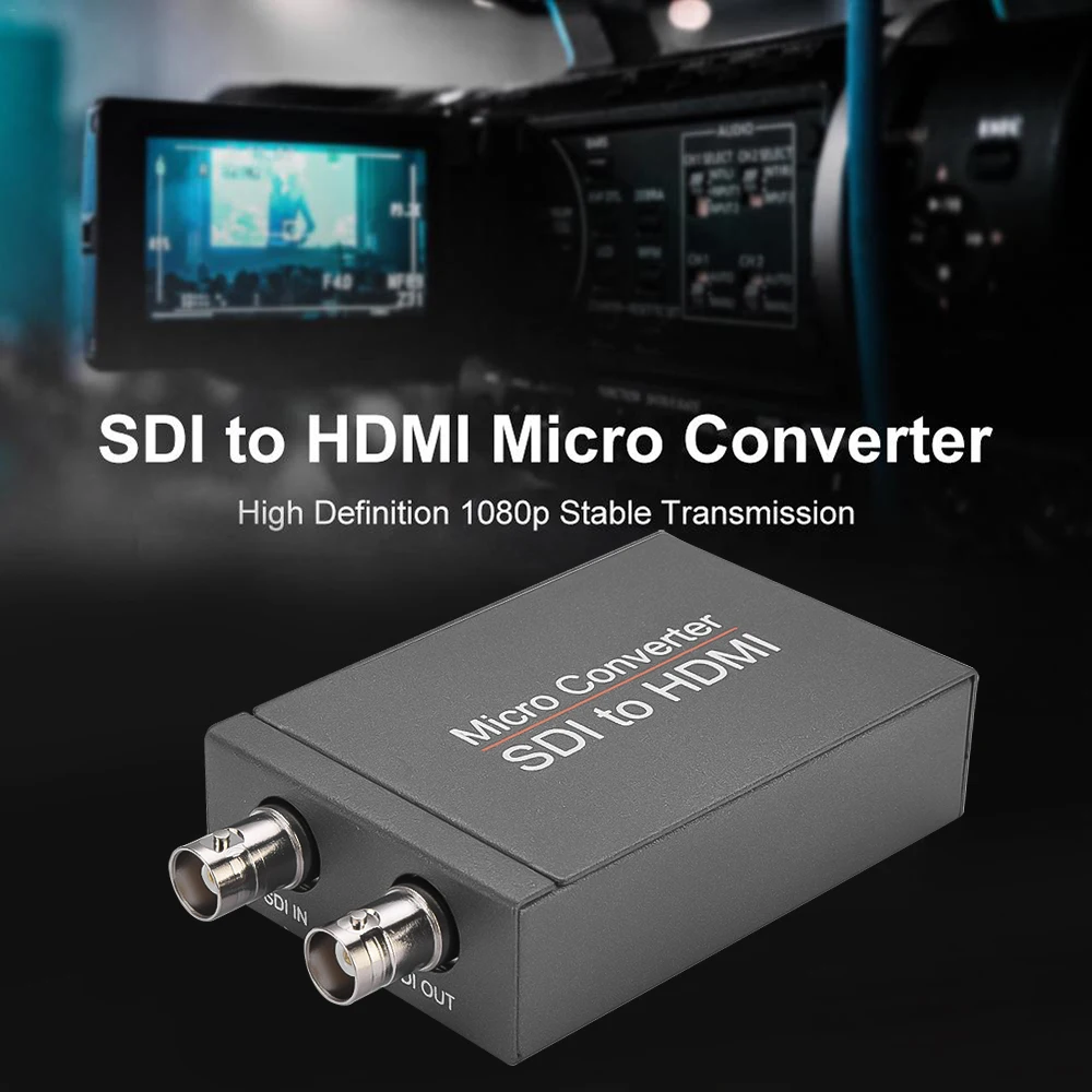 Mini HD 3G SDI to HDMI-compatible Converter HDMI-compatible to SDI Video Micro Converter with Audio Auto Format Detection