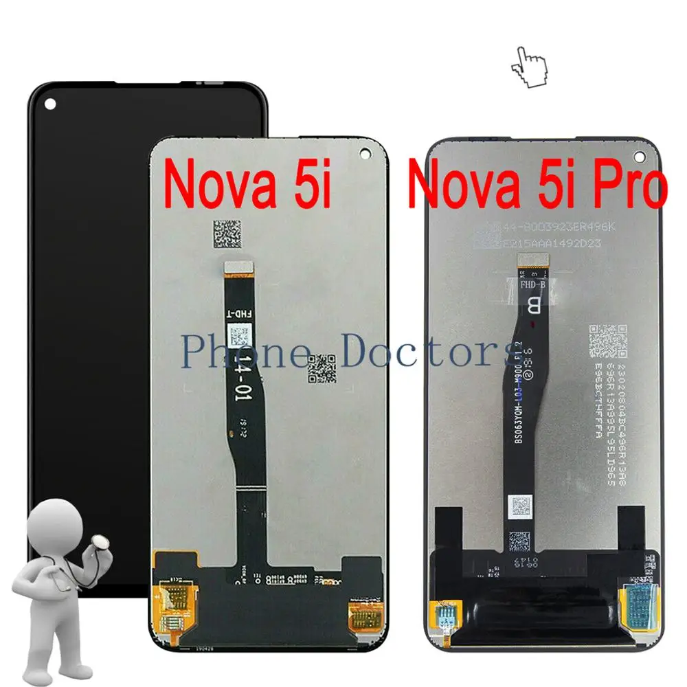 

Full LCD DIsplay + Touch Screen Digitizer Assembly For Huawei Nova 5i Pro / Nova 5i GLK-LX1 ; New ; 100% Tested