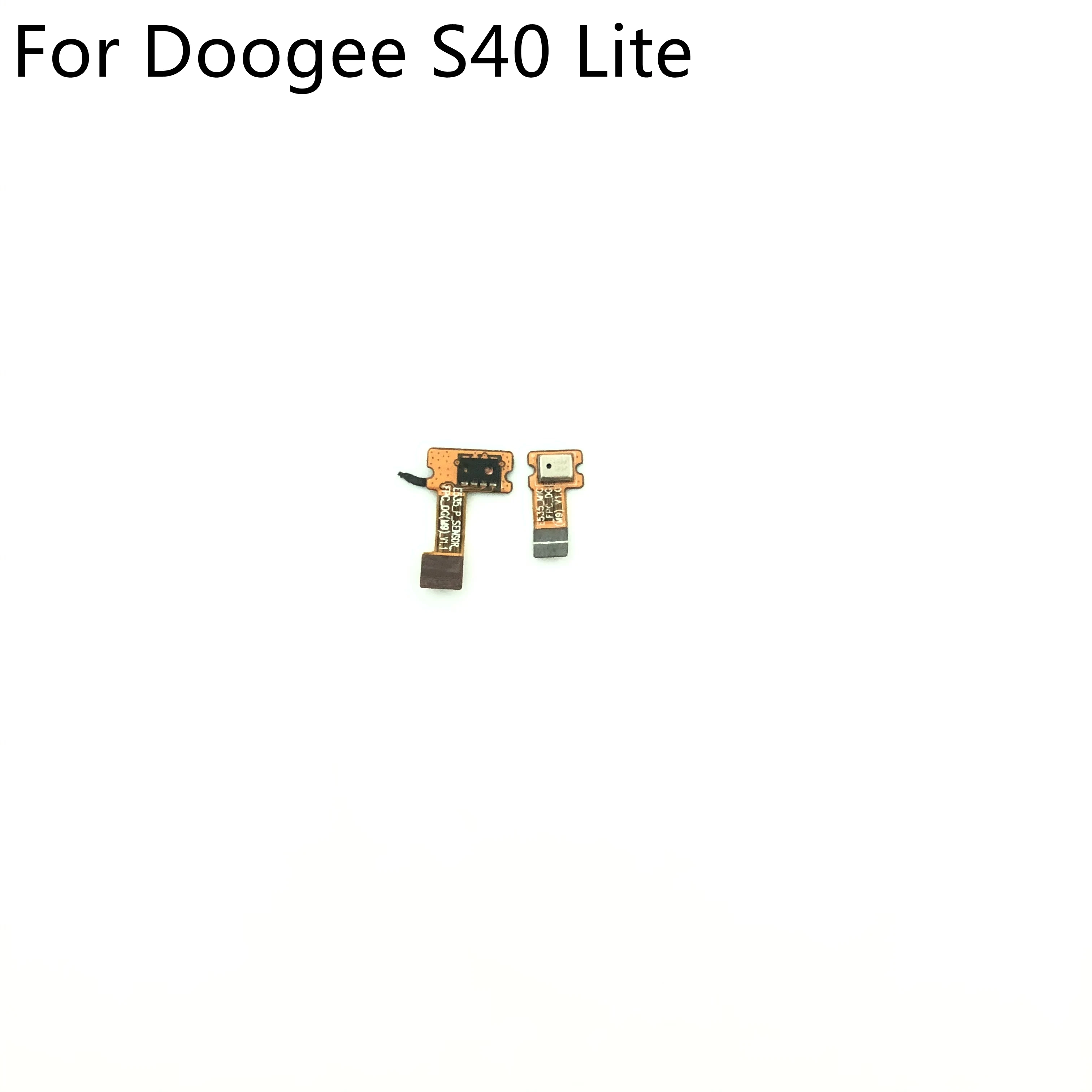 DOOGEE S40 Lite Flash light With Flex Cable FPC Mic Microphone For DOOGEE S40 Lite MT6739 5.5inch 960X480 Smartphone