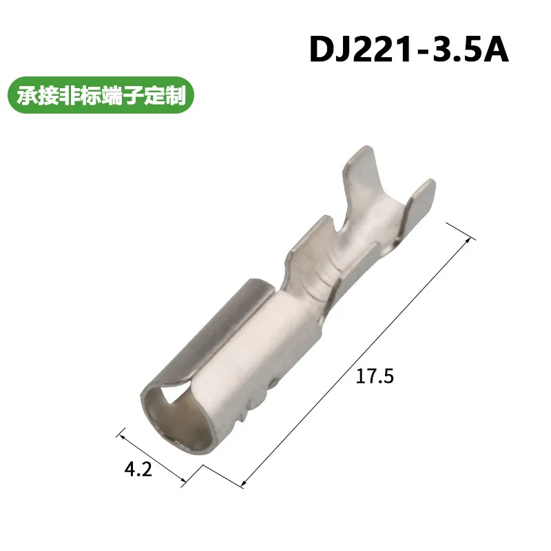 3.5 green bullet male female butt terminal pluggable wire pair connector cold pressing quick connection