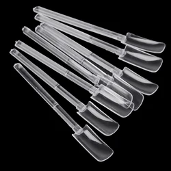 32pcs/lot Nail Art Clear Tips Display Stand Nail Polish Practice Training Tools Transparent 32 Tips Pop Sticks