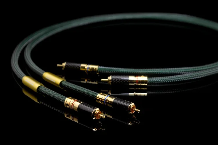 DIY Hifi Audio 4N Copper RCA Interconnect audio cable MCINTOSH 2328 Cable Peavey Gold Plated Plugs 2 RCA to 2 RCA Extension Cord