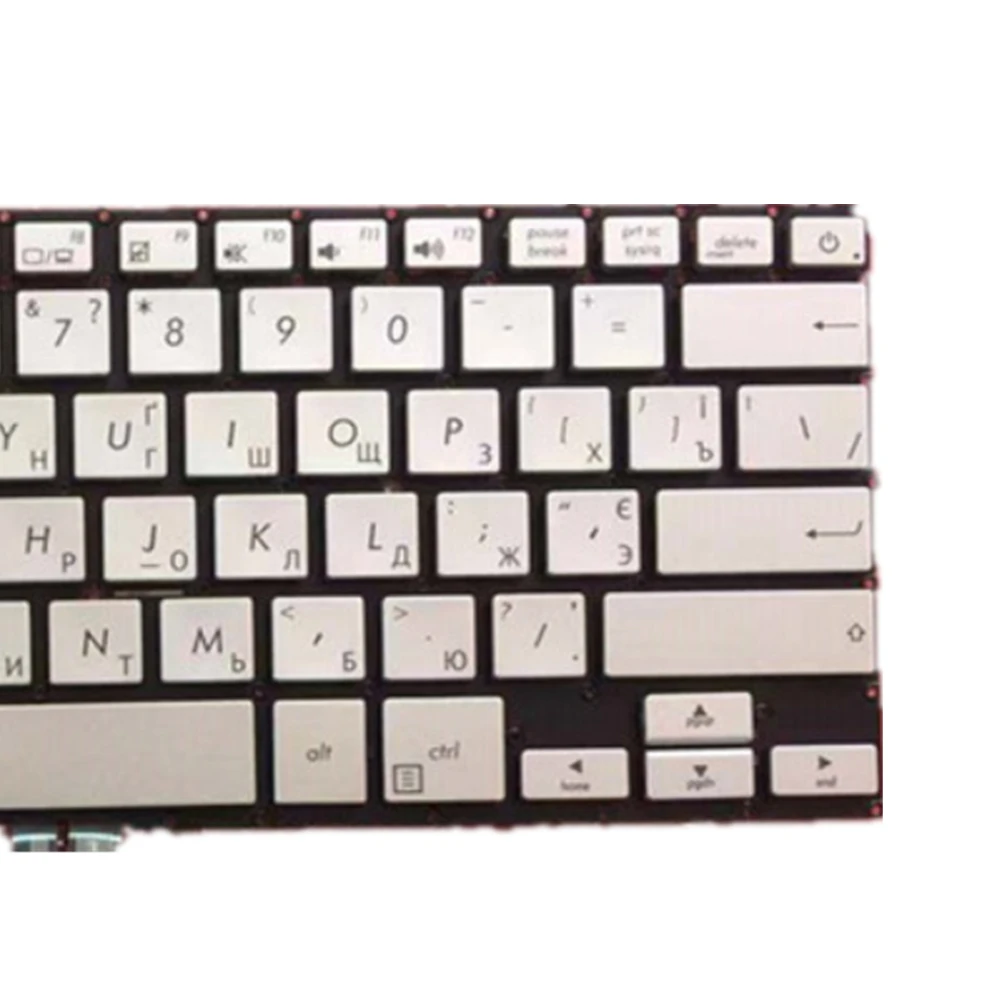 Laptop Keyboard For ASUS NX500 NX500J NX500JK Colour Silver US United States Edition Ru Russian Edition