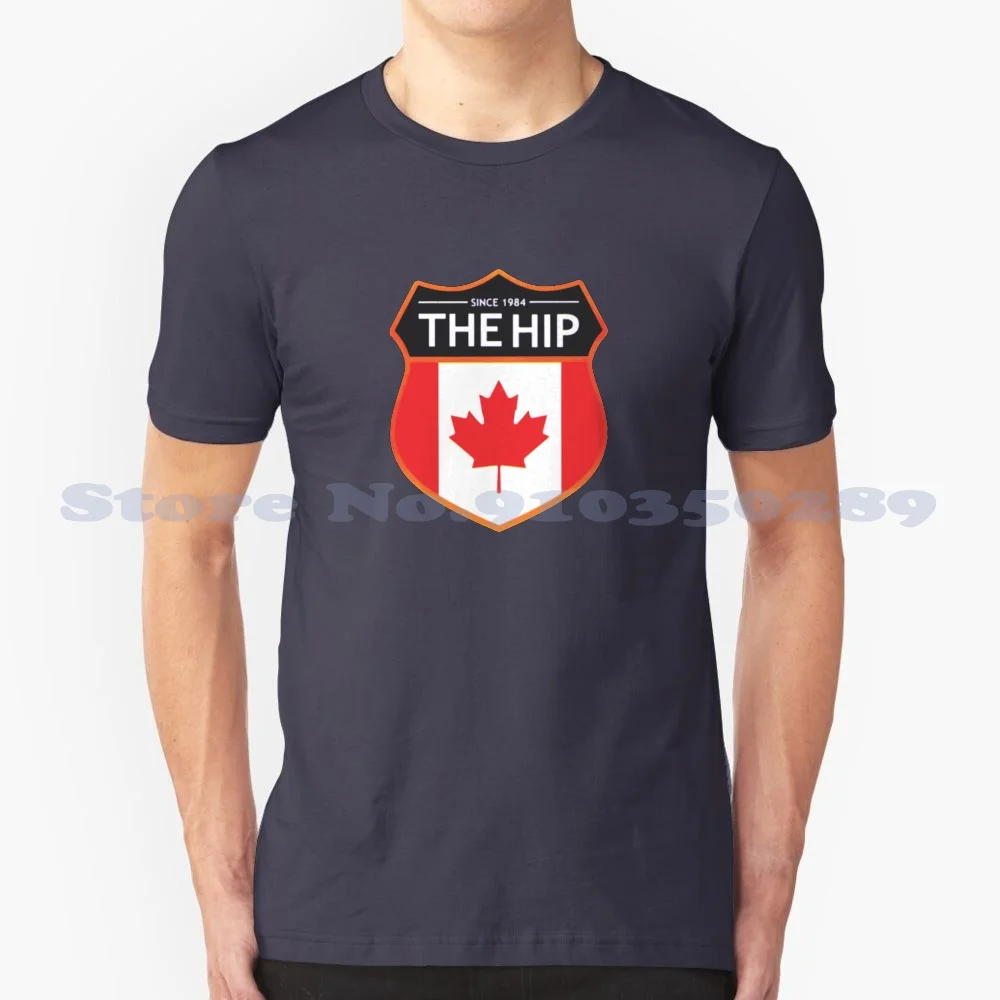 Forever Hip 100% Cotton T-Shirt Tragically Hip Gord Downie The Hip Forever Hip Legend Canada Canadian Hat Faethers