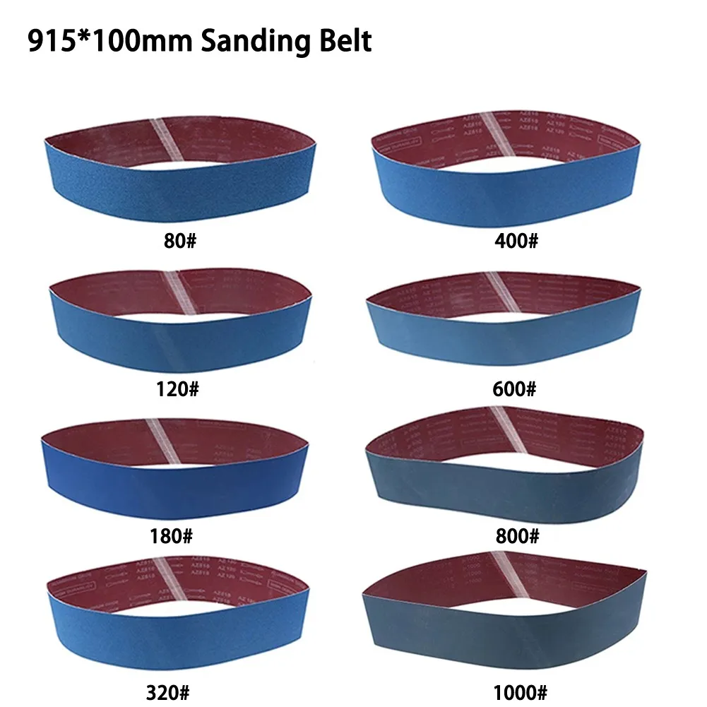 1PCS 915*100m Sanding Belts 80 120 180 320 400 600 800 1000 Grits Sandpaper Abrasive Bands Sander Grinding Polishing Tools