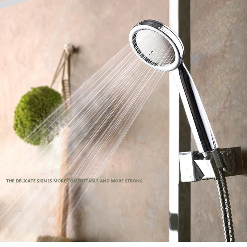 SHAI New arrival High Pressure Shower Head Bathroom Water Saving Shower Head Powerful Boosting Spray Bath Handheld Shower Head