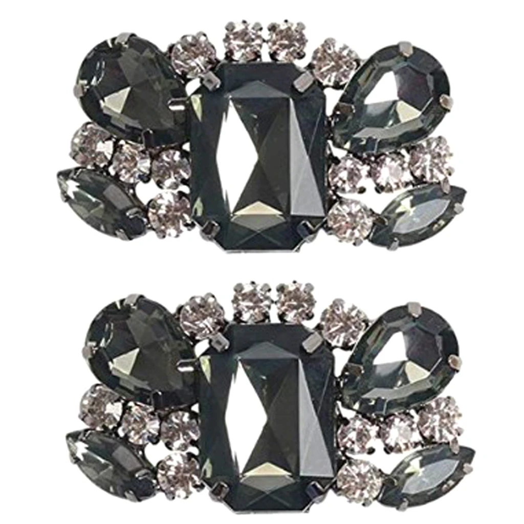 Fashion Rhinestone Shoe Buckle, Full Crystal Shoe Clips Accessories - Bridal Wedding Shoes Decoration Charms