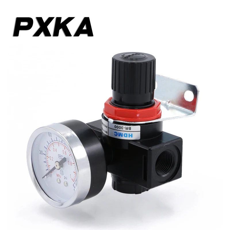 Válvula reguladora de pressão pneumática ajustável BR2000 válvula redutora de pressão BR3000 válvula reguladora BR4000