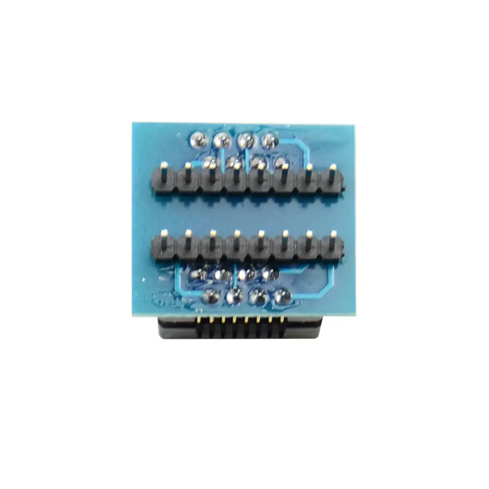 SOIC8 SOP8 to DIP8 Wide-body Seat Wide 150mil Programmer Adapter Socket Blue SA602 IC Test Conversion Burner