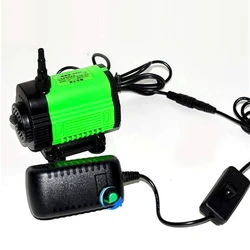 Mini Water Pomp AC 220V Lift 15m 60W Brushless Submersible Pump Regulate Flow DC 24V Electric Motor Slotting Machine Drill Saw
