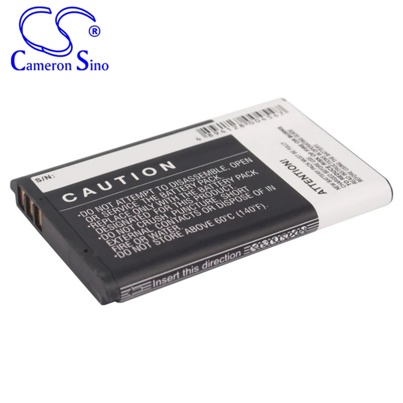 بطارية CameronSino لهاتف Nokia Asha 230 DualSim RM-986 1280 N-Gage 3120 C1 C1-01 تناسب بطارية ماسح الباركود Nokia BL-5C BL-5CA