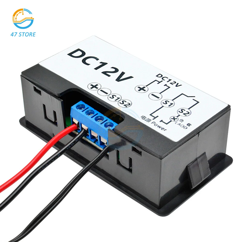 W3231 LED termostato digitale a doppio Display singolo DC 12V AC 110V 220V regolatore di temperatura per congelatori per acquari incubatore auto