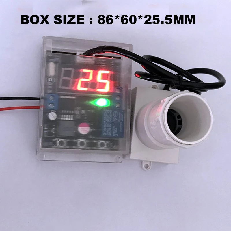 With Display Small angle Ultrasonic sensor module 10-30V relay output Distance measuring module Adjustable range 1cm-600cm