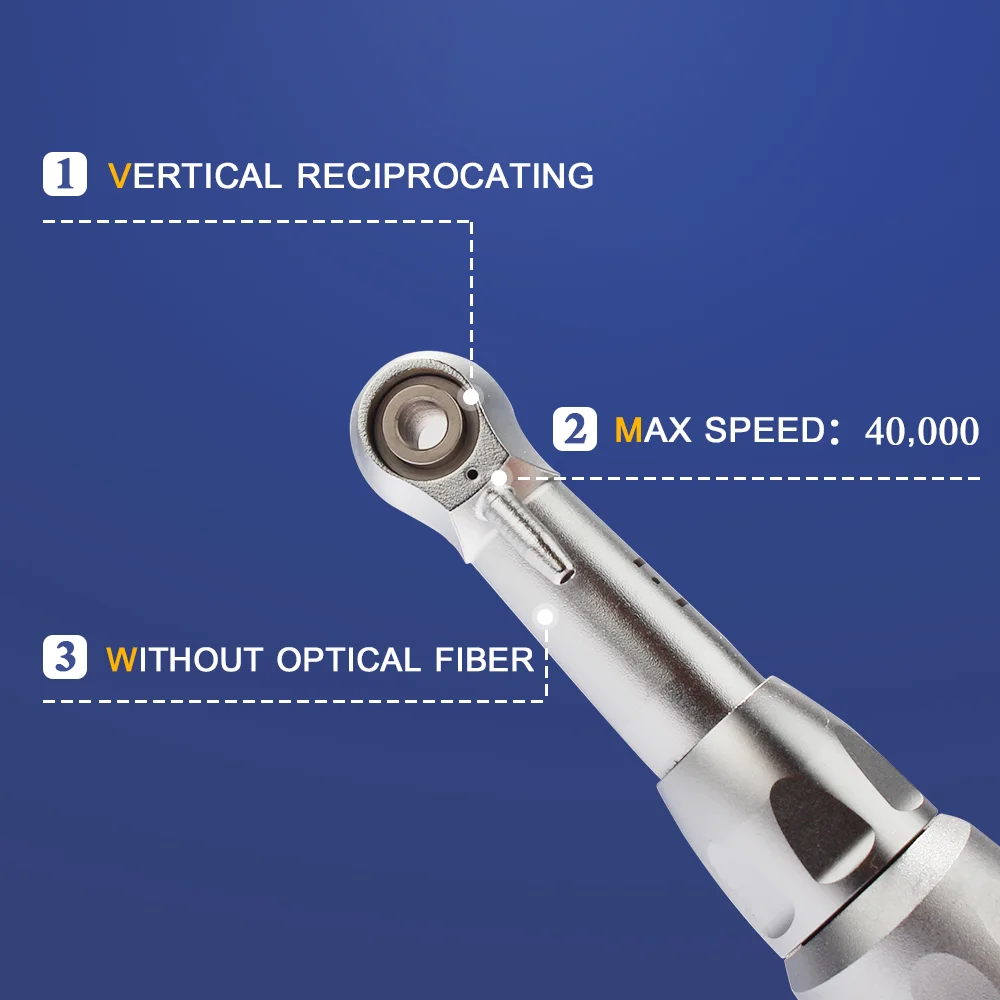 AI-EVA-ECS Contra Angle Dental Handpiece  Low Speed 1:1 Direct Drive Reciprocating With IPR System For Orthodontic Appliance Kit