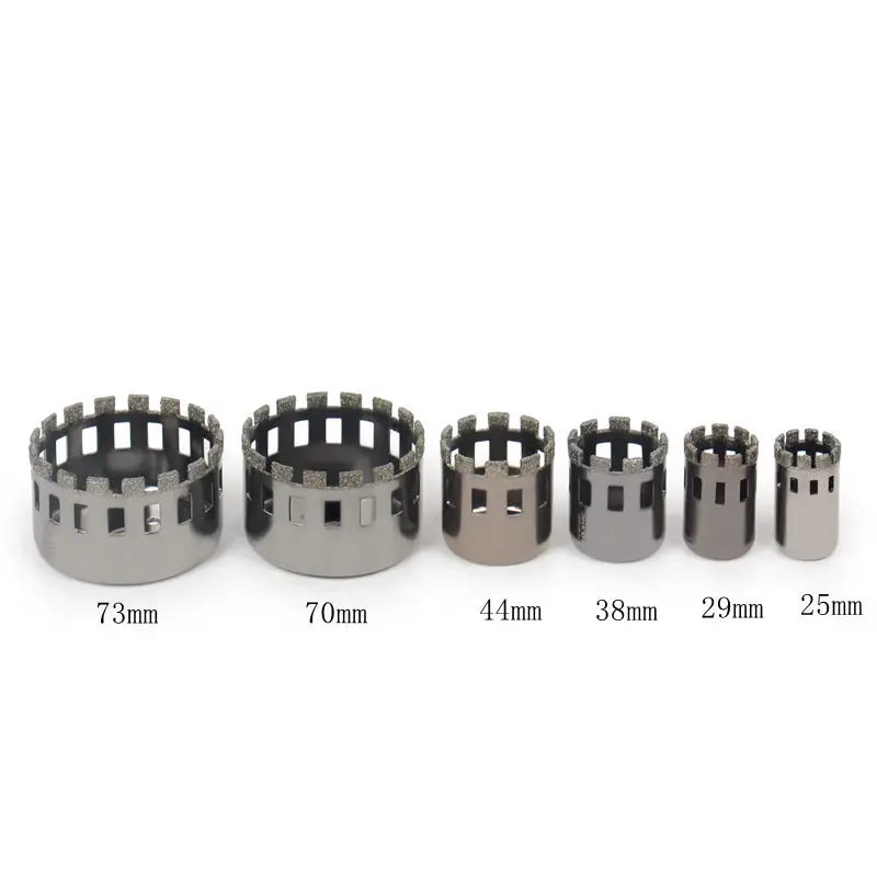 HEDA Tráng Kim Cương Bộ Mũi Khoan 25/ 29/ 38/ 44/ 70/ 73 Mm Cho Ốp, đá Cẩm Thạch, Thủy Tinh, Gốm Lỗ Thấy Bit