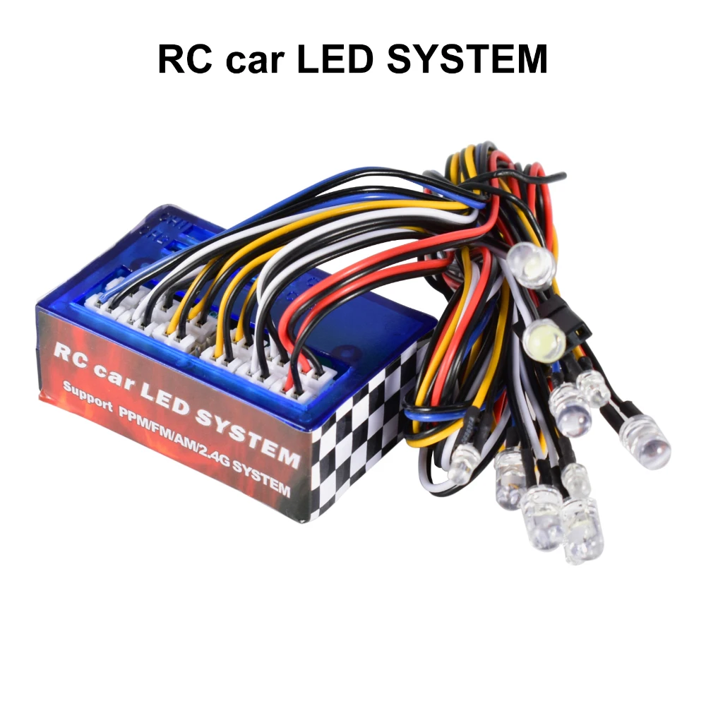 bargains Smart 12 LED Flashing Lights Control System Group for 1/10 RC Car /RC Crawler Axial SCX10 90046 D90 Tamiya HSP Traxxas