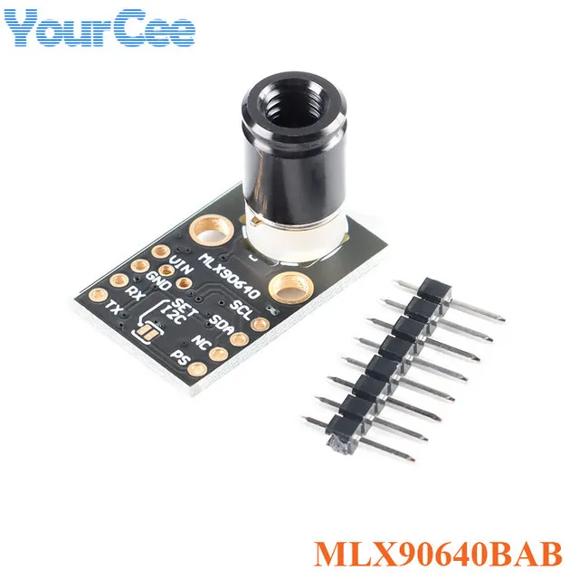 MLX90640BAA MLX90640BAB IR 32*24 Infrarood Temperatuurmeting Dot Matrix Sensor Warmtebeeldcamera Module GY-MCU90640 MLX90640