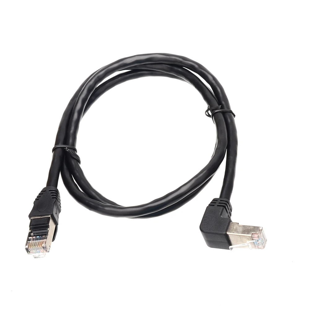 Podwójne łokieć w dół i w górę pod kątem 90 stopni Cat5e CAT6 8P8C FTP STP UTP Cat 5e kabel sieciowy Ethernet RJ45 Lan Patch Cord 0.5m-5m