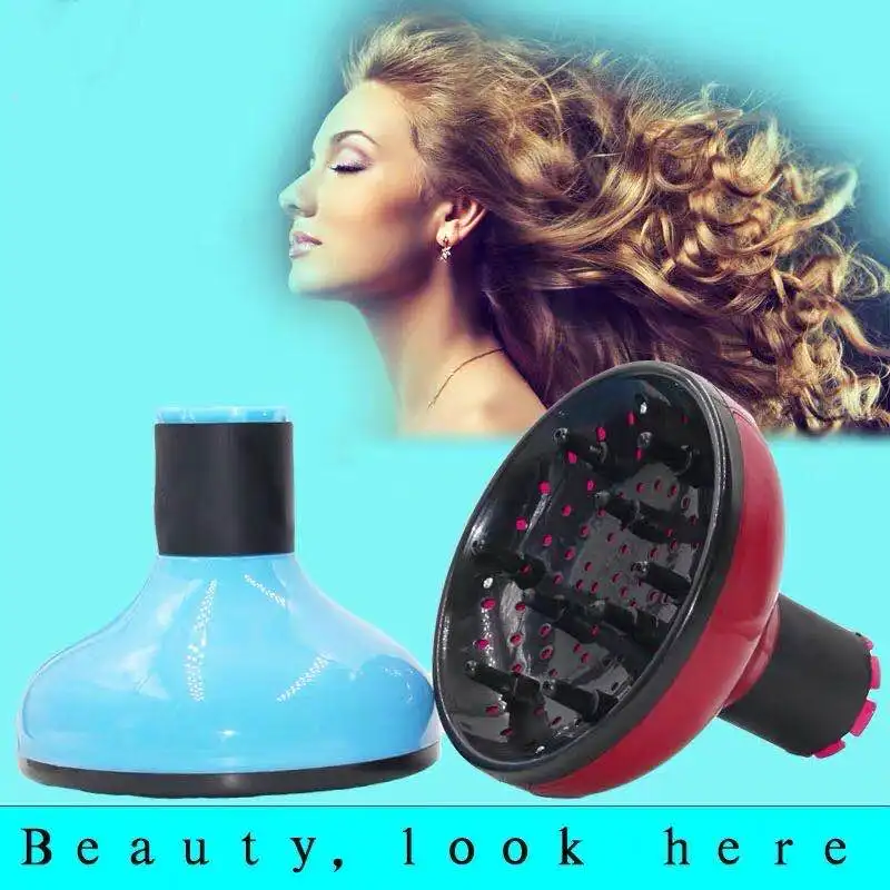 

Hair Curl Dryer Diffuser Salon Home Hair Styling Accessories Gale Wind Mouth Cover Hair Stylist Blow Dryer Diffuser Attachment