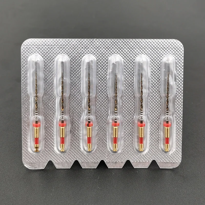 Dental Reciprocational Primary Wave Gold Files 6pcs/pack One Files Rotary Dental Endo NITI Rotary File Endodontic Dentistry