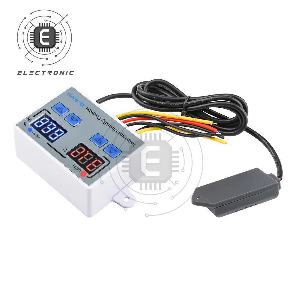 1 pz Display digitale intelligente regolatore di umidità della temperatura regolatore riscaldamento raffreddamento controllo termometro igrometro W1099