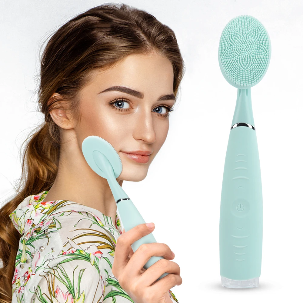 

Facial Cleansing Brush 5 Adjustable Speed Face Brush IPX6 Waterproof USB Charging Rechargeable Hand-held Cleansing Instrument