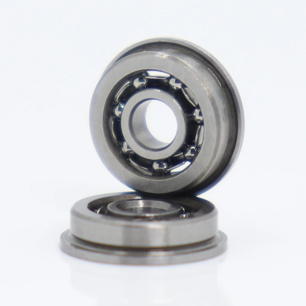 F684 Flange Bearing 4*9*2.5 mm ( 10 PCS ) Miniature Flanged Non Standard Deep Groove Open Bearings 684