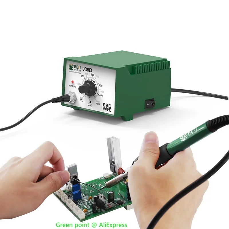 BST-936B-Estación de soldadura antiestática sin plomo, soldador eléctrico, temperatura ajustable, herramientas de reparación de teléfonos móviles