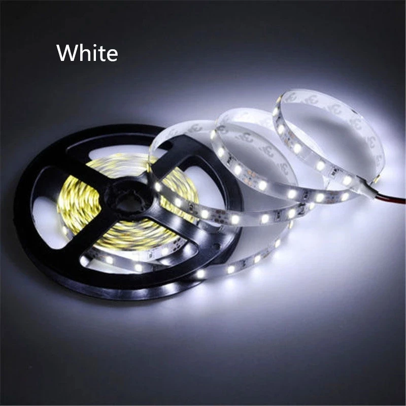 LED Strip Light 5630 DC12V 5M 300led Flexible 5730 Bar Light High Brightness Non-waterproof Indoor/ Outdoor Home Decoration