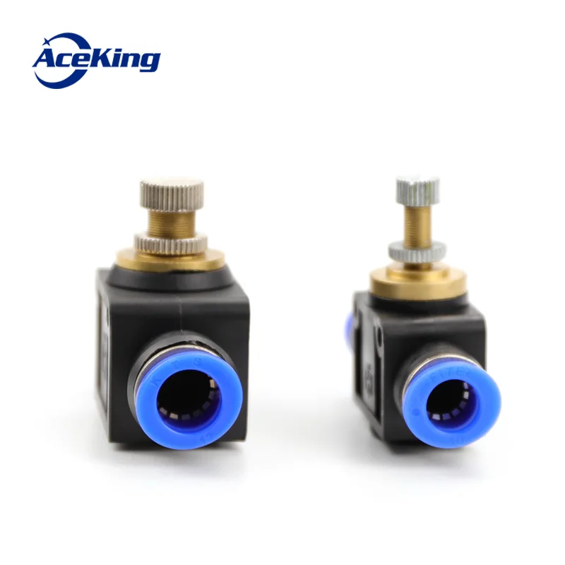 SA Gas pipe plastic quick connector LA4/6/8 flow limiting valve PA6/10/12 through pipe throttle LSA8/6 SA-4 SA-6 SA-10 SA-12
