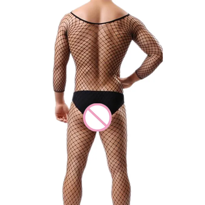 مثير شبكة صيد السمك صدريات للرجال المثليين انظر من خلال فتح المنشعب تيدي لينجير الملابس المثيرة المثيرة المثيرة الجنس الجنس الكبار يمزح الم...