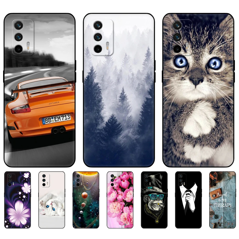 For Realme GT 5G Case Silicon Back Cover phone cases For OPPO Realme GT 5G Soft Case RealmeGT RMX2202 coque 6.43