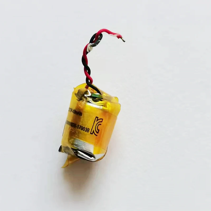 KC Certified 08100 Tiny Cylindrical Lipo WTS Headset Battery 3.7V 43mAh with Protection Circuit Board and Wire