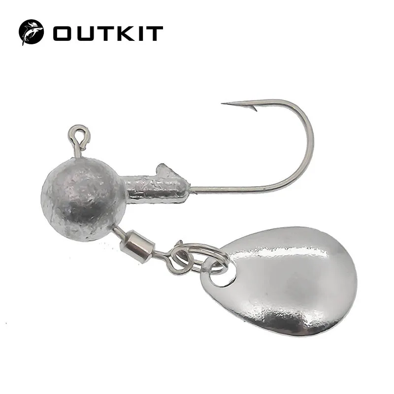 5Pcs/lot Quality Sharped Crank Lead Jig Head Hook 2g/4g Jigging Bait Fishing Hook For Soft Lure With Spoon Spinner Fishing Pesca