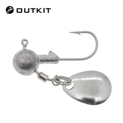 5Pcs/lot Quality Sharped Crank Lead Jig Head Hook 2g/4g Jigging Bait Fishing Hook For Soft Lure With Spoon Spinner Fishing Pesca