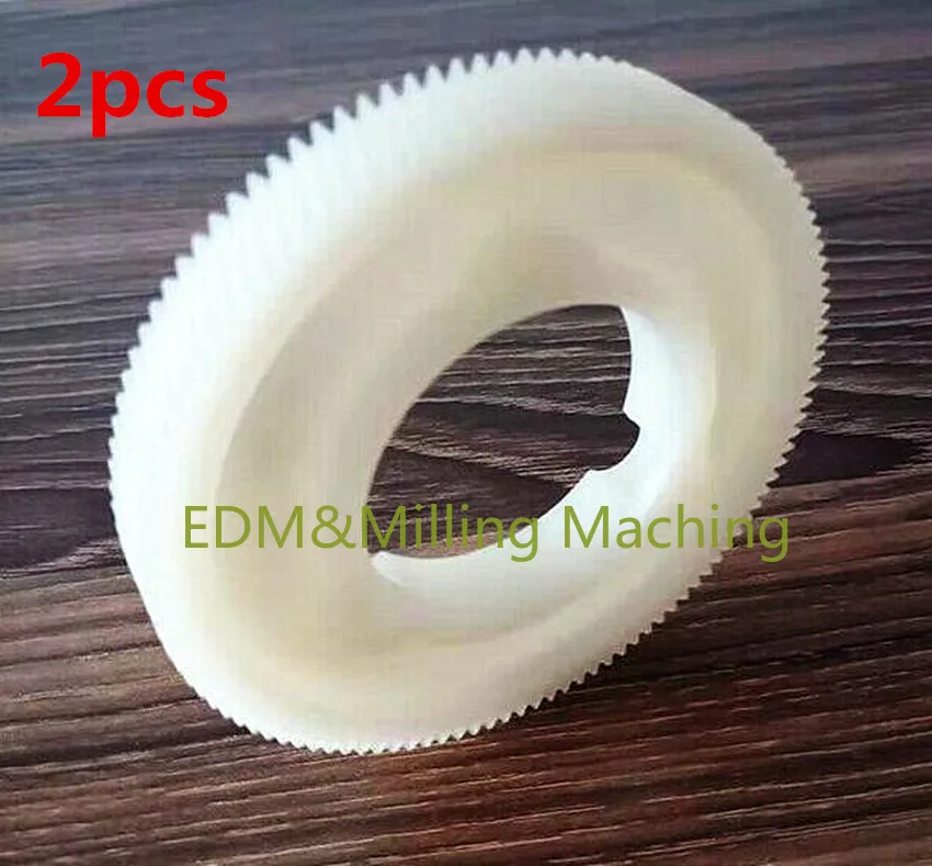 

2pcs Milling Machine Power Feed Parts - Plastic Gear ASONG Bridgeport CNC Milling Machine Lathe Machine