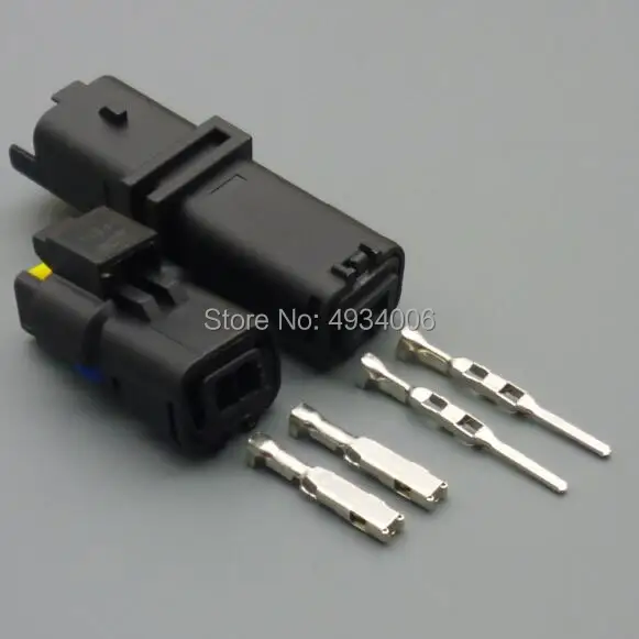 Worldgolden 2 pin male female waterproof  Temperature Sensor headlight FO light connector 211PC022S0049 211PC02280081
