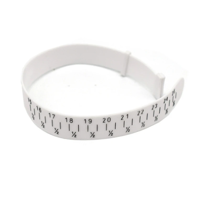 Plastic Wrist Bracelet Bangle Gauge Jewelry Wrist Finger Size Measure Tool 15cm-25cm Range, Metric & Inch, Measuring Bracelet