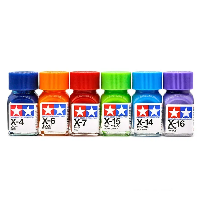 Tamiya-pintura esmaltada de 10ml, X1-X35 de colores, para MODELO DE MONTAJE