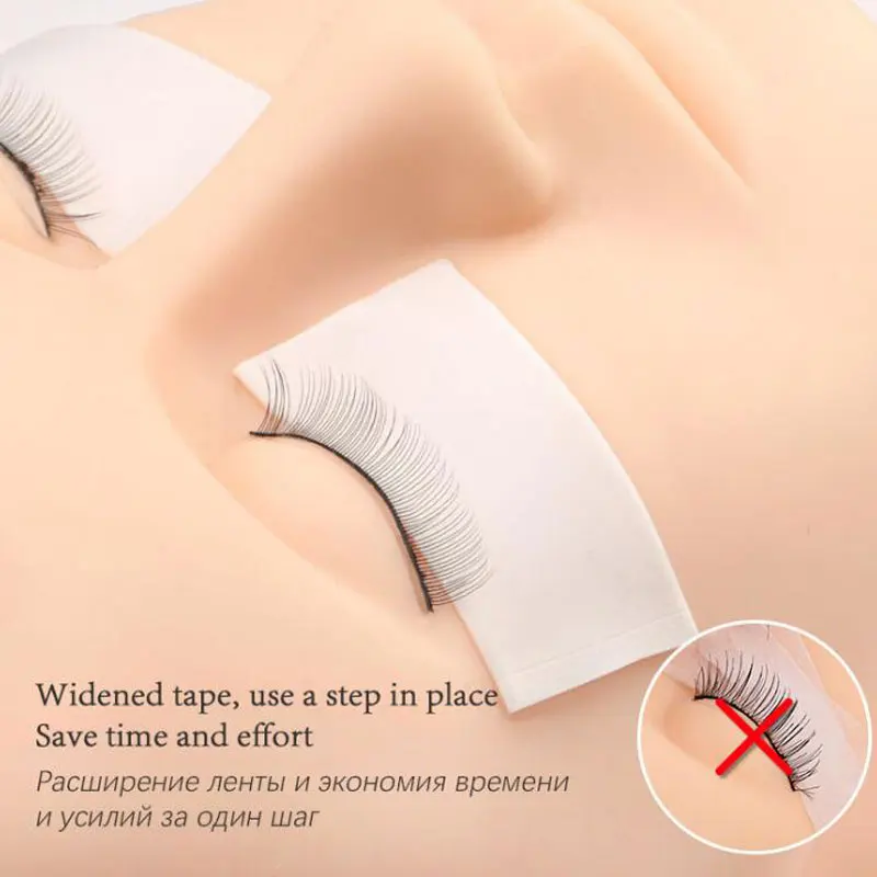 Patch de greffage de cils, 4.5m/5m, éponge en mousse, ruban micropore respirant, coussinets sous les yeux non pelucheux pour extension de cils, outil de maquillage