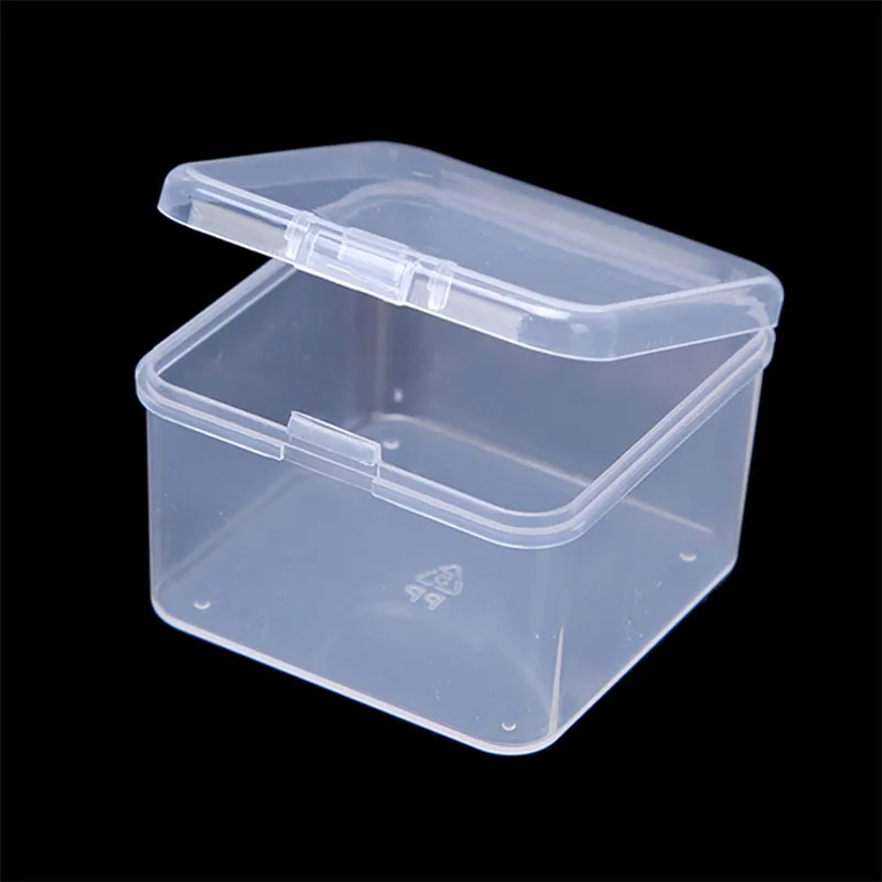 6cm Square PP plastic box hardware tool sample storage box QTY 1PCS