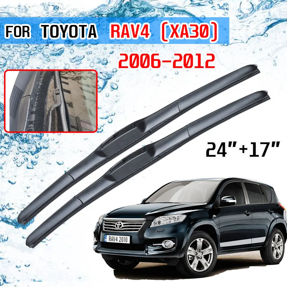 For Toyota RAV4 XA30 2006 2007 2008 2009 2010 2011 2012 RAV 4 30 Accessories Front Windscreen Wiper Blade Brushes Wipers for Car