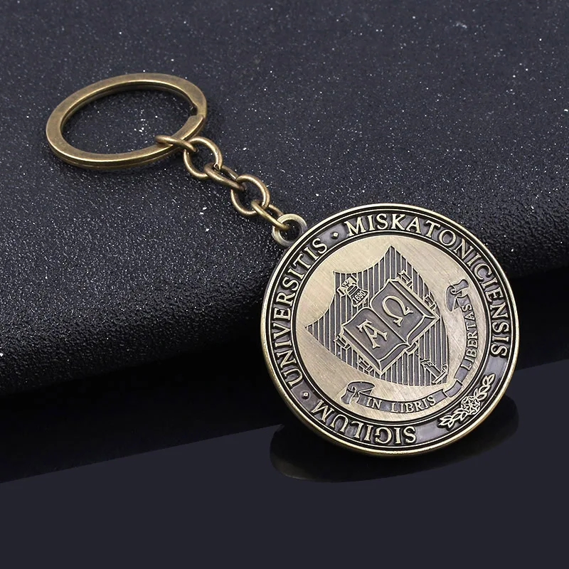 سلسلة مفاتيح necrبتصميم Cthulhu سلسلة مفاتيح على بوابة يوغ سوثث كبار السن سلسلة مفاتيح Rune للنساء والرجال مجوهرات كيرينغ #2