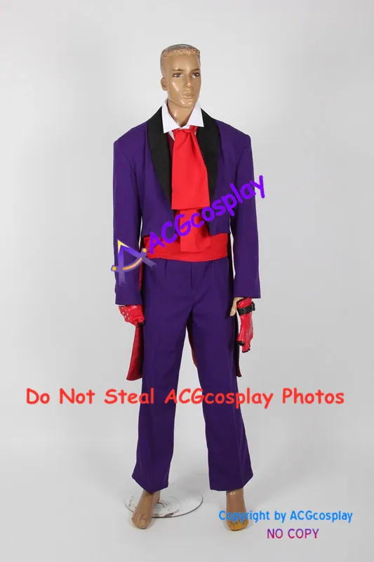 Kazuya Mishima Cosplay Costume include gloves acgcosplay costume