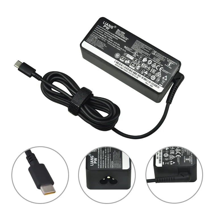 5V 3A/9V 3A/12V 3A/15V 3A/20V 2.25A 45W Universal USB C Laptop Adapter Charger for Lenovo Asus HP Dell Xiaomi Huawei Google