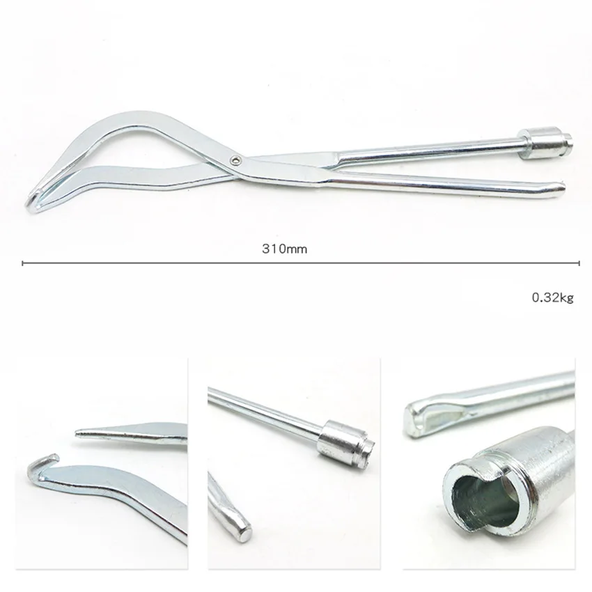 Alicates de resorte de retorno de zapatos para coche, herramienta de reparación de pinza de freno, línea de freno de tambor de vehículo de alta resistencia, removedor de eliminación, 31cm