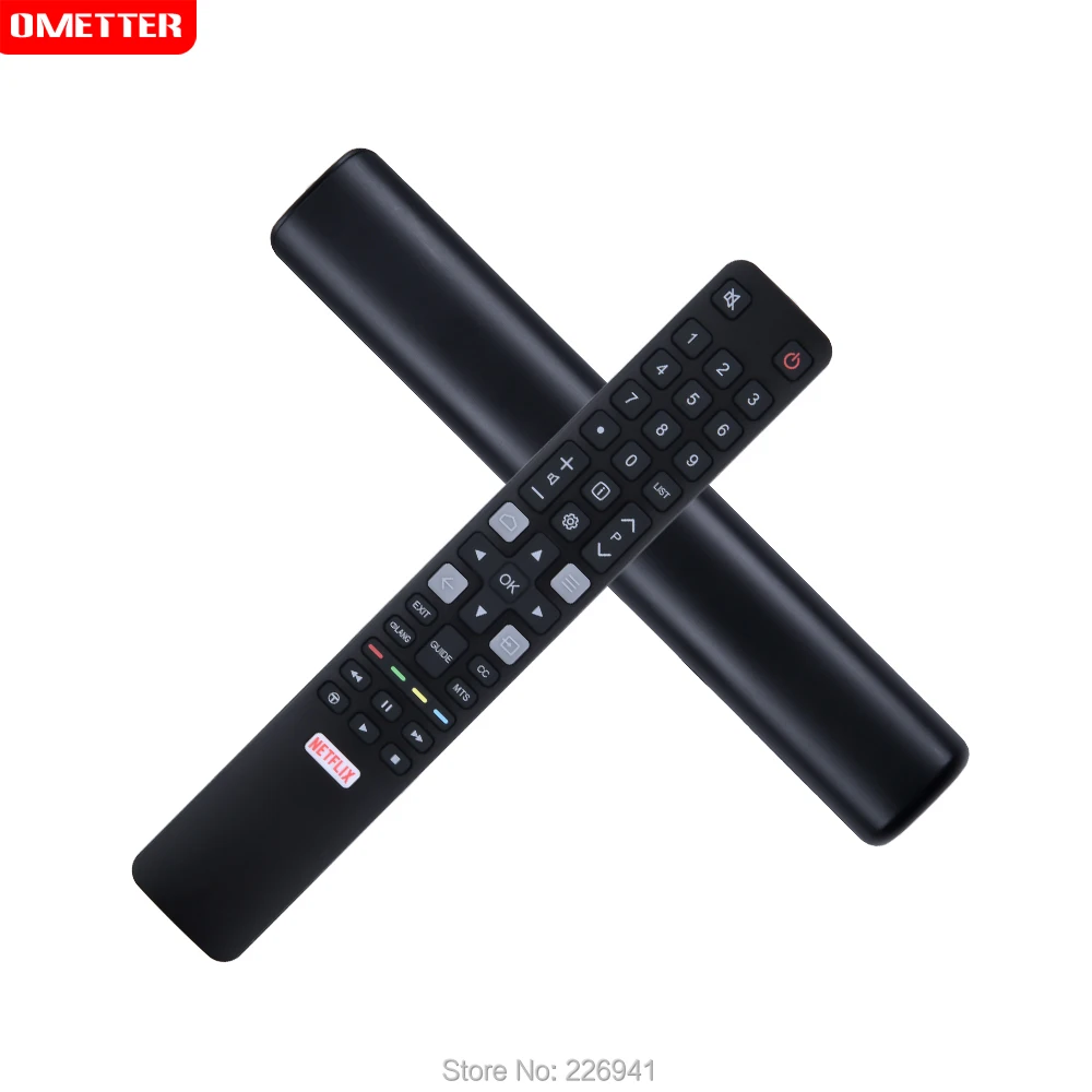 Telecomando per TCL TV 32 s6000s 40 s6000fs 43/49 U55 U65 U49P6006 U43 U65S9906 43 p20us 43 s6000fs 65 x2us 65 x4us 49 p3cfs 49 p3cf