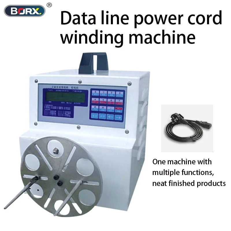 Round wire winding machine electric data cable winding tools High speed wire winding machine