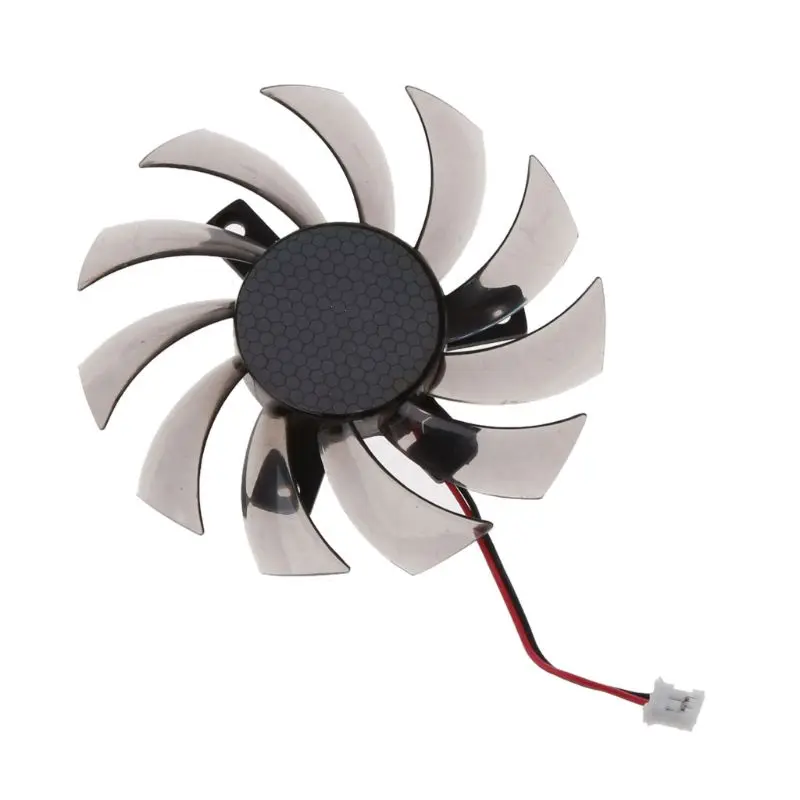 75MM PLD08010S12H 2Pin Cooler Fan Graphics Card Cooling Fan for GTX 560 460 Ti R7 260x R270X MSI 560 Ti